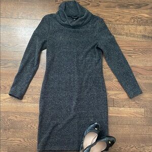 Banana Republic Charcoal Knit Dress